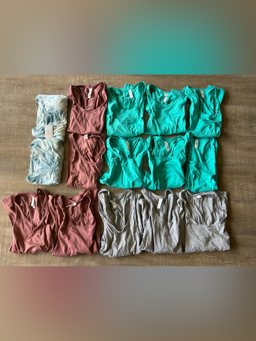 Bella Canvas Flowy Racerback Tank Lot 15 S/M Blanks Sublimation NEW